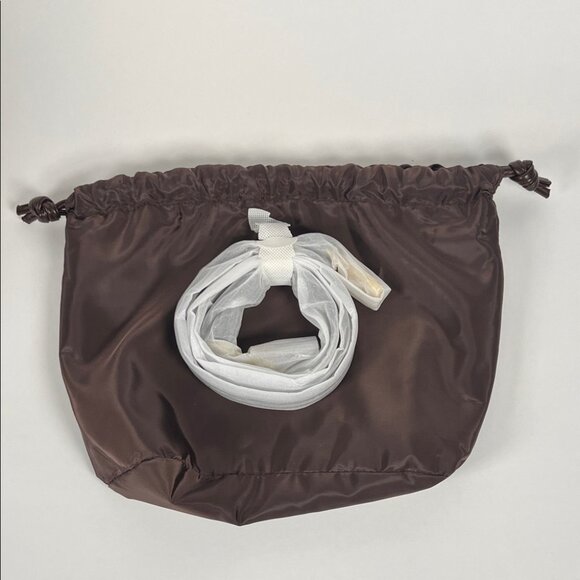 Out of Stock - Verano Hill Natalie Handbag – Brown Woven Vegan Leather - Picture 3 of 5